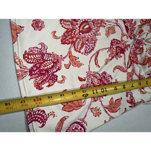 Lands' End Pink Paisley Floral Underwire Tankini & Swim Skirt/Brief Women's 8P - Picture 10 of 12